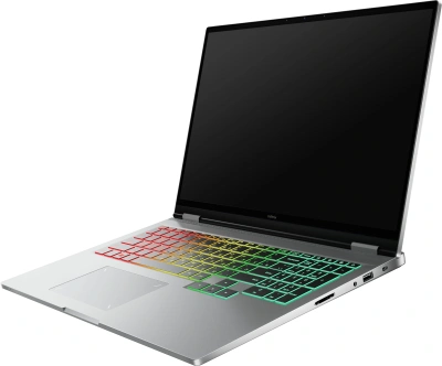 Ноутбук Infinix GTBook GL614 Core i5 13420H 16Gb SSD512Gb NVIDIA GeForce RTX 5060 8Gb 16" IPS 2K (2560x1600) FreeDOS silver WiFi BT Cam (71005000135)