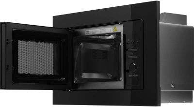 Микроволновая печь Hyundai HBW 2040 BG 20л. 800Вт черный (встраиваемая)