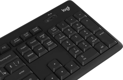 Клавиатура + мышь Logitech MK295 клав:черный мышь:черный USB беспроводная Multimedia (920-009813)