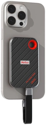 Накопитель SSD Netac USB-C 512GB NT01ZX20II-512-32BK ZX20 II черный