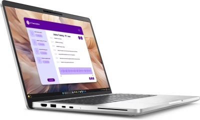 Ноутбук Dell Pro 14 Plus Core Ultra 7 265U 16Gb SSD1Tb Intel Graphics 14" IPS FHD+ (1920x1200) Linux grey WiFi BT Cam (PRO14PL-5655)