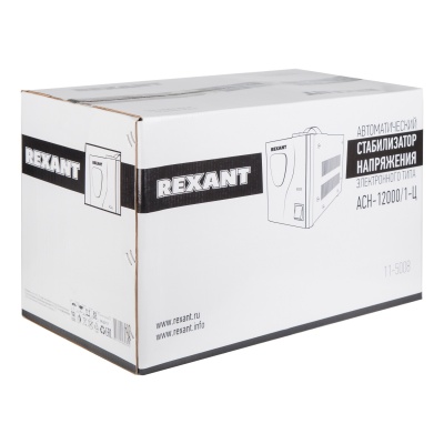 Стабилизатор напряжения Rexant АСН-12 000/1-Ц 11.64кВА однофазный серый (11-5008)