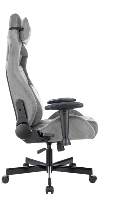 Кресло игровое Knight Outrider LTD серый Light-19 с подголов. крестов. металл