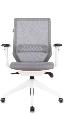 Кресло эргономичное Бюрократ MC-W611NL серый TW-04 38-417 сетка/ткань крестов.4-луч. пластик пластик белый
