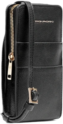 Сумка для телефона Piquadro Patricia AC6840W140R/N черная натур.кожа