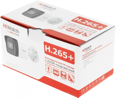 Камера видеонаблюдения IP HiWatch DS-I400(D)(4mm) 4-4мм цв. корп.:белый