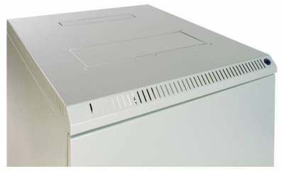 Шкаф коммутационный ЦМО ШРН-Эконом (ШРН-Э-12.500.1) настенный 12U 600x520мм пер.дв.металл 75кг серый 470мм 19.6кг 180град. 608мм
