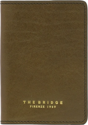 Обложка для паспорта The Bridge Life Style 09811501/01B оливковый натур.кожа