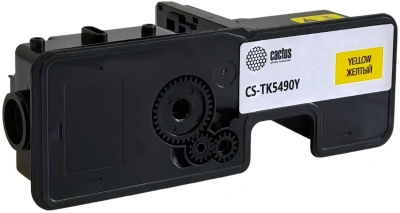 Картридж лазерный Cactus CS-TK5490Y TK-5490Y желтый (2400стр.) для Kyocera ECOSYS PA2101cx/PA2101cwx/MA2101cfx/MA2101cwfx с чипом