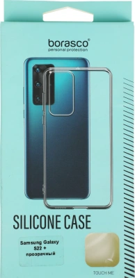 Чехол (клип-кейс) BoraSCO для Samsung Galaxy S22+ прозрачный (70115)