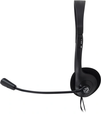 Наушники с микрофоном Оклик HS-M143VB черный 1.8м накладные оголовье (614036)