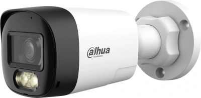 Камера видеонаблюдения аналоговая Dahua DH-HAC-HFW1801RLP-IL-T-0280B 2.8-2.8мм HD-CVI HD-TVI цв. корп.:белый