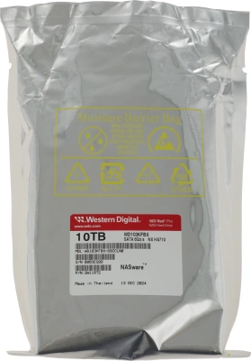 Жесткий диск WD SATA-III 10TB WD103KFBX NAS Red Pro (7200rpm) 512Mb 3.5"