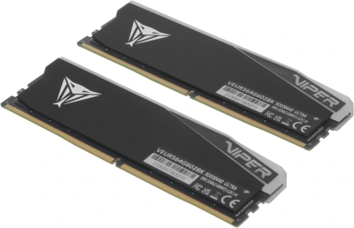 Память DDR5 2x32GB 6000MHz Patriot VEUR564G6028K Viper Elite 5 Ultra RGB RTL Gaming PC5-48000 CL28 DIMM UDIMM 288-pin 1.4В kit single rank с радиатором Ret