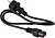 Шнур питания Lanmaster LAN-PP13L/SH-1.5-BK C13-Schuko проводник.:3x0.75мм2 1.5м 220В 10А черный
