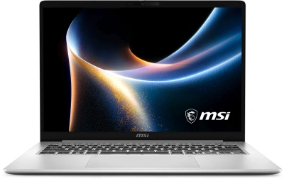 Ноутбук MSI Modern 14S AI+ G3MG-010XRU Core Ultra 7 355 16Gb SSD512Gb Intel Graphics 14" OLED FHD+ (1920x1200) без ОС silver WiFi BT Cam (9S7-14U212-010)