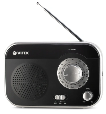 Радиоприемник настольный Vitek VT-3593 черный