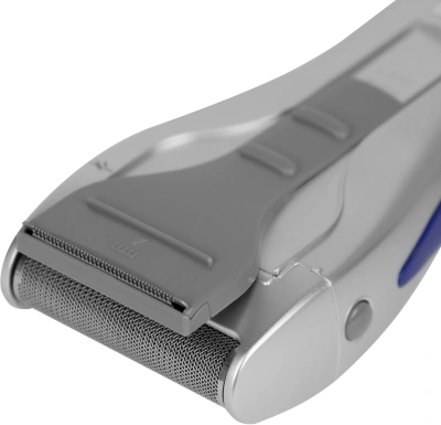 Бритва сетчатая Panasonic ES3042S520 реж.эл.:1 питан.:аккум. серебристый/синий