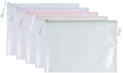 Папка на молнии Deli Colorful EF280 A4 ПВХ 0.23мм ассорти цвет молнии ассорти