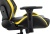 Кресло игровое Knight Thunder 5X черный/желтый экокожа крестов. металл Кресло игровое Knight Thunder 5X черный/желтый экокожа крестов. металл