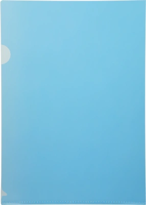 Папка-уголок Бюрократ -EE310/1BLU A4 пластик 0.15мм синий