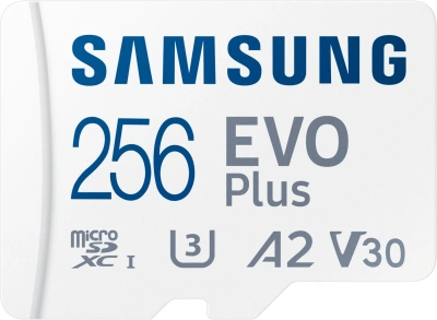 Флеш карта microSDXC 256GB Samsung MB-MC256SA EVO Plus + adapter