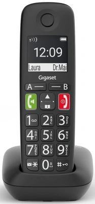 Р/Телефон Dect Gigaset E290 черный АОН