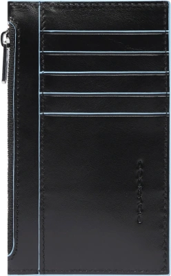Чехол для кредитных карт Piquadro Blue Square PP6561B2R/N черный натур.кожа