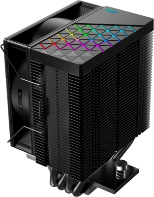 Устройство охлаждения(кулер) PcCooler R400 ARGB Soc-AM5/AM4/1200/1700/1851 черный 4-pin 18-30dB Al+Cu 180W Ret (R400-BKAWYX-US)