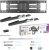 Кронштейн для телевизора Kromax OPTIMA-409 черный 32"-65" макс.45кг настенный поворотно-выдвижной и наклонный
