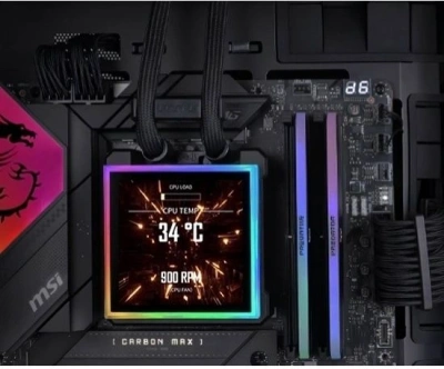 Система водяного охлаждения Lian-Li HydroShift II LCD-S 360CL ARGB Soc-AM5/AM4/1700/1851 черный 4-pin 30dB Al LCD Ret (G89.GHS2LCDS36CB.R0)