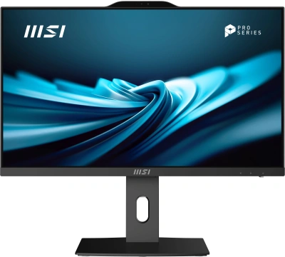 Моноблок MSI Pro AP242P 14M-1210XRU 23.8" Full HD i7 14700 (2.1) 16Gb SSD512Gb UHDG 770 без ОС GbitEth WiFi BT 120W клавиатура мышь Cam черный 1920x1080
