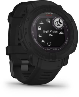 Смарт-часы Garmin Instinct 2 Solar 45мм 0.9" AMOLED корп.черный рем.черный (010-02627-03)