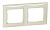 Рамка Legrand Valena 774352 лицевая 2x горизонтальный монтаж поликарбонат слоновая кость