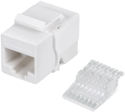 Модуль Cabeus KJ-RJ45-CAT.6-TOOLLESS информ. Keystone RJ45 кат.6 UTP бел.
