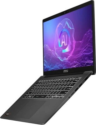 Ноутбук MSI Modern A14 AI+ F3HMG-041XRU Ryzen AI 5 330 16Gb SSD512Gb AMD Radeon 820M 14" IPS FHD (1920x1080) без ОС grey WiFi BT Cam (9S7-14SK21-041)