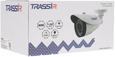 Камера видеонаблюдения IP Trassir TR-D4B5 3.6-3.6мм цв. корп.:белый