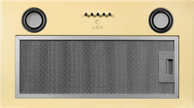 Вытяжка встраиваемая Lex GS Bloc P 600 IV слоновая кость управление: кнопочное (1 мотор)