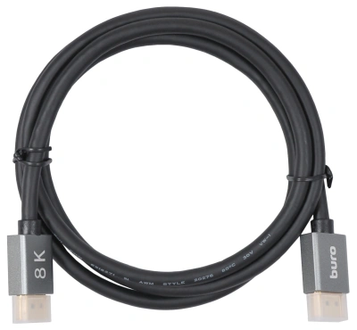 Кабель аудио-видео Buro V1.4 DisplayPort (m)/DisplayPort (m) 1.5м. позолоч.конт. черный (BHP-DPP-1.4-1.5G)