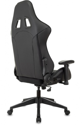 Кресло игровое Zombie Viking 4 Aero черный ткань/эко.кожа с подголов. крестов. пластик