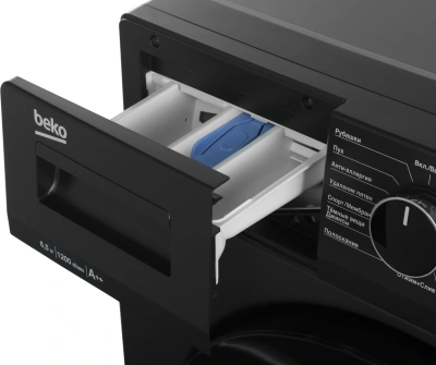 Стиральная машина Beko WSPE6H616A класс: A+++ загр.фронтальная макс.:6.5кг антрацит инвертор