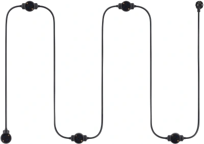 Сетевой удлинитель Buro BU-PDS5.5/B 5м (5 розеток) черный (пакет ПЭ)