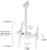 Кронштейн для телевизора Arm Media LCD-1800 белый 26"-65" макс.50кг потолочный поворот и наклон Кронштейн для телевизора Arm Media LCD-1800 белый 26"-65" макс.50кг потолочный поворот и наклон