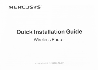 Роутер беспроводной Mercusys AC12 AC1200 10/100BASE-TX черный