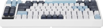 Клавиатура MSI GK600 механическая белый/синий USB беспроводная BT/Radio Multimedia for gamer LED (S11-43RUP01-HH9) кабель 1.8м