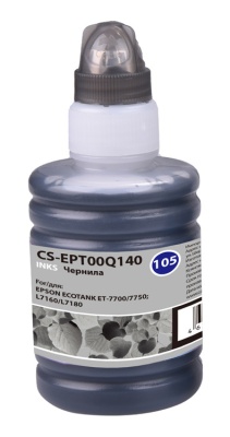 Чернила Cactus CS-EPT00Q140 105BK C13T00Q140 черный пигментный 140мл для Epson L7160/L7180