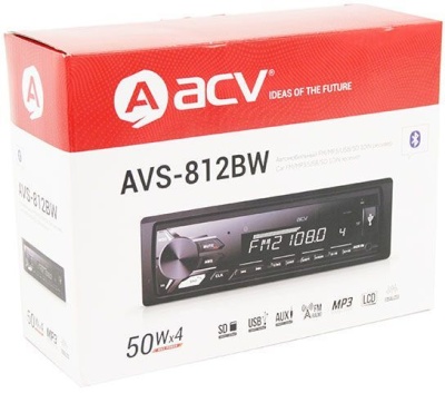Автомагнитола ACV AVS-812BW 1DIN 4x50Вт (33144)