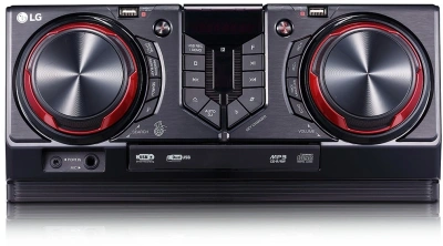 Минисистема LG XBoom CJ44 черный 480Вт FM USB BT