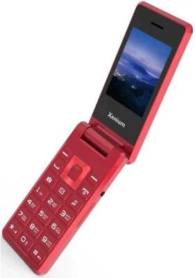 Мобильный телефон Xenium X600 красный раскладной 2Sim 2.4" 240x320 Nucleus 0.3Mpix GSM900/1800 MP3 FM microSD max32Gb