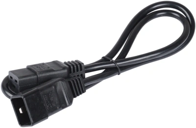 Шнур питания ITK PC-C19C20-1M C19-C20 проводник.:3x1.5мм2 1м 230В 16А черный